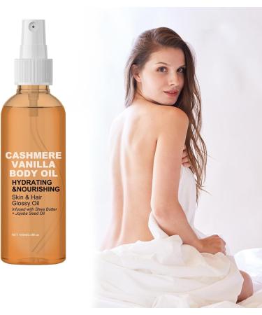 Vanilla Cashmere Body Oil Body Oil 100 ml Vanilla Oil - Organic Vanilla Oil - Face Oil Body Protective Smoothing/Nourishing (3) - Buy Online on GoSupps.com