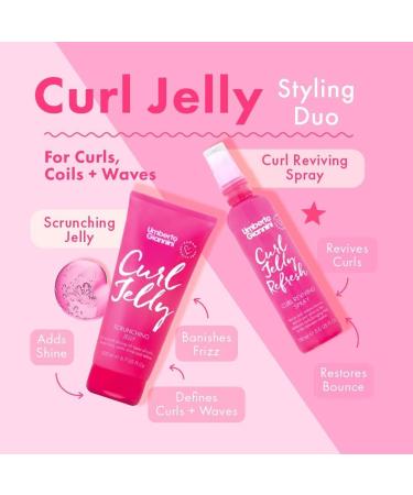 Umberto Giannini Curl Jelly Styling Trio Set - Curl Scrunching, Refresh & Shine - Leave-In Conditioner - Buy Online on GoSupps.com