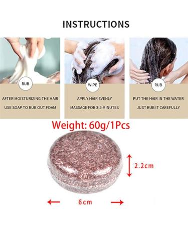  HADAVAKA Hair Darkening Shampoo Bar Grey Reverse Shampoo Bar Grey Hair Darkening Shampoo Man Grey Coverage Bar Shampoo Multiflorum for Hair Repair Black Soap For Men And Woman Grey Hair (1 piece) - Buy Online on GoSupps.com