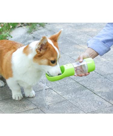 Madeking Portable Dog Water Bottle Dispenser - Leak Proof & Lightweight Pet Travel Bowl for Walking and Travel - Blue - Buy Online on GoSupps.com