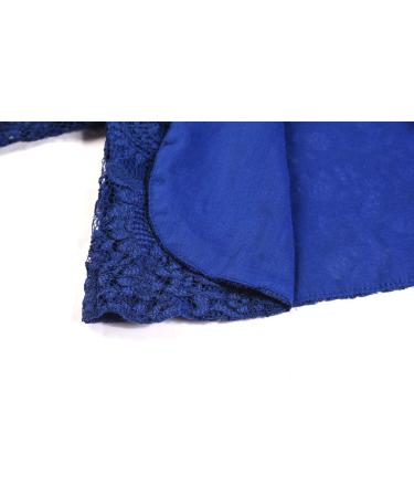 Bonny Billy Girls 7-8 Years Blue Lace Knitted Cotton Cardigan Shrug - Buy Online on GoSupps.com