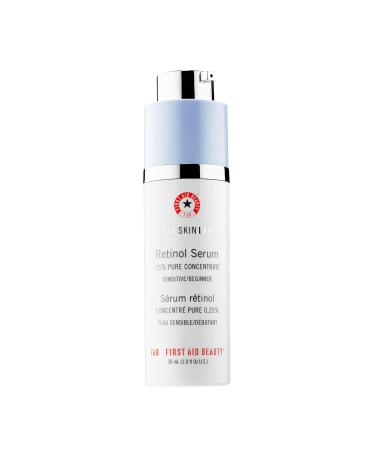 First Aid Beauty FAB Skin Lab Retinol Serum .25% Pure Concentrate  Anti-Aging Serum for Sensitive Skin   1.0 Oz. - Buy Online on GoSupps.com