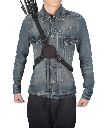 KRATARC Archery Multi-Function Back Arrow Quiver with Molle System Shoulder Arrows Holder Hanged Target Shooting Quiver for Arrows Black (For Right-handed) - Buy Online on GoSupps.com