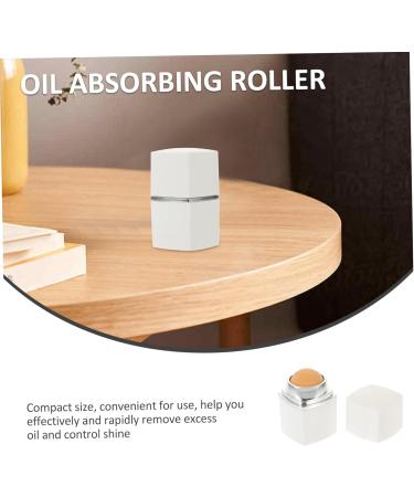 POPETPOP Volcanic Stone Oil-Absorbing Ball Facial Skin Care Tool Oil Control Skin Roller Facial Stick Oil Roller Household Tools Roller for Volcanic mud Product White Clean - Buy Online on GoSupps.com