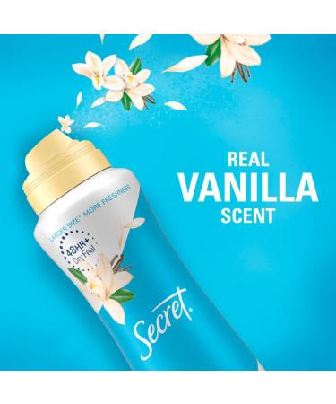 Secret Dry Spray Antiperspirant Deodorant for Women 48hr Weightless Sweat & Odor Protection Gentle on Skin Vanilla & Argan Oil Scent 4.1 oz (Pack of 3) Vanilla & Argan Oil 4.1 Ounce (Pack of 3) - Buy Online on GoSupps.com