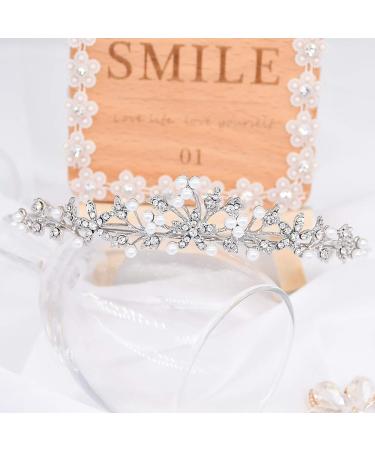 Rhinestone Crystal Tiara Headband for Women - Princess Crown for Birthday, Pageant, Wedding, Prom - A-006 - Buy Online on GoSupps.com
