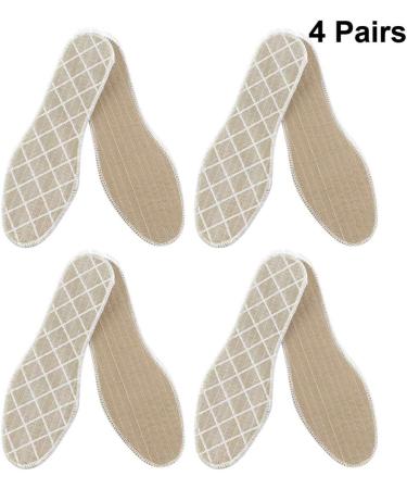 EXCEART 4 Pairs of Bamboo Charcoal Sports Insoles for Men Women - Size 44 | Breathable & Deodorizing Shoe Cushions - Buy Online on GoSupps.com