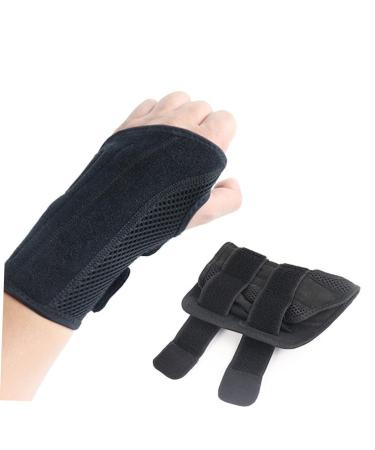 FOMIYES Carpal Tunnel Wrist Splint - Breathable Support Brace for Men & Women - Effective Night Splint & Wrist Strap for Pain Relief - Black - Buy Online on GoSupps.com