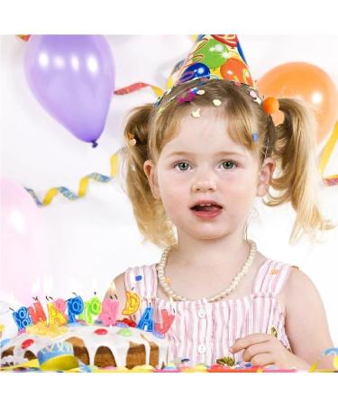 Zanwell 20pc Elastic Hair Ties with Balls Brightly Colored Marble Finish Hair Bands for Girls Bead Bubble Ponytail Holders No Damage Hair Accessories for Infants Toddlers Kids Teens - Buy Online on GoSupps.com