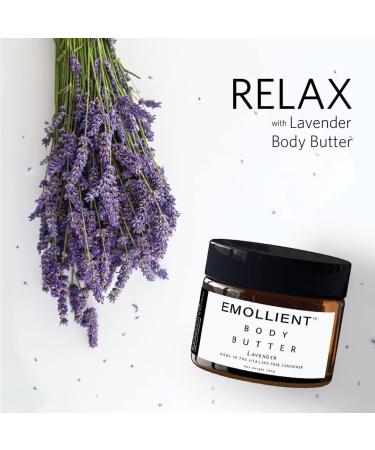Emollient for Dry Skin & Eczema Handmade Butter Made with Essential Oils Packed with Vitamins and Antioxidants (Lavender 100 grams) Lavender 100 Gram - Buy Online on GoSupps.com