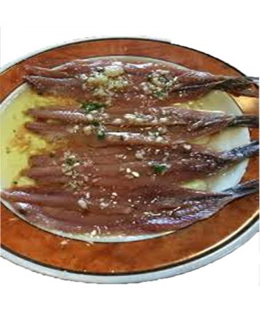 Los Picones Gourmet Anchovies Whole Snacks in Cantabrian Brine XL. Tambourine of 200 g/10 Extra Large Snacks (20 Loins of Anchovy) Gourmet Preserves with Bocartes Grandes. Santo a - Buy Online on GoSupps.com
