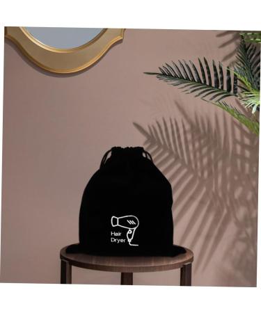 DRESSOOS 2pcs hair dryer bag drawstring travel Velvet bag hair tools travel bag - Buy Online on GoSupps.com