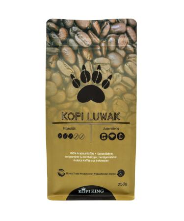 Coffee King Kopi Luwak 100 Arabica coffee 250g cat coffee from freeliving animals 250g beans varieties pure rare coffee Direct Trade