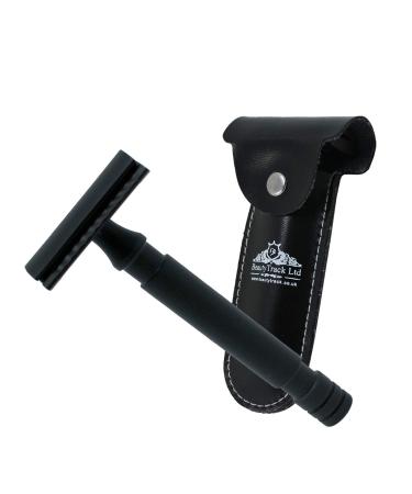 New Double Edge Safety Shaving Razor | Men Traditional Manual Shaving Razor | Fits All Standard Double Edge Razor Blades | Free Storage Case