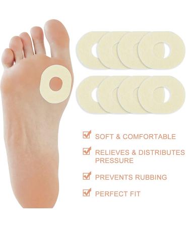 50 Pcs Oval Corn Pads for Feet - Self-Stick Callus Cushions for Pain Relief and Foot Care - Buy Online on GoSupps.com