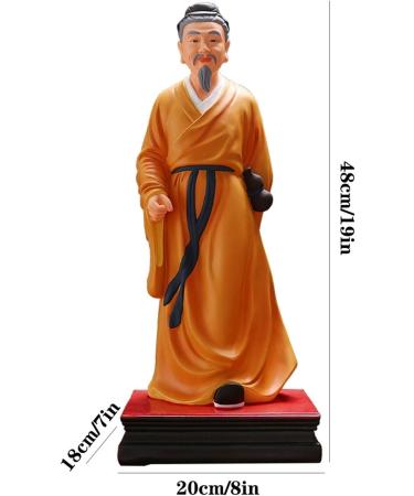 Buddha Statue/Buddha Figurines Chinese Buddha Statue Desk Furnishing Articles/Fortune Protection Statue Collection Good Lucky Gifts (Yellow 19 Inches) Buddha Statue Decoration - Buy Online on GoSupps.com