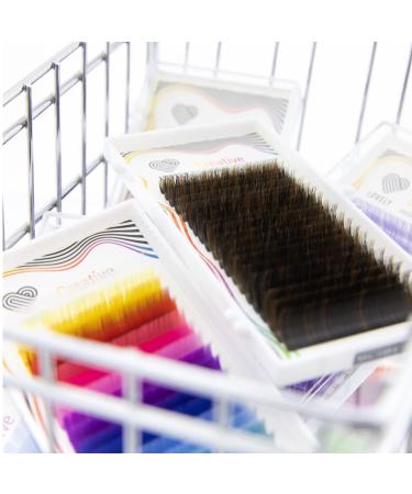 Lovely Brown Individual Eyelashes for Professional Extensions | 20 Rows C D & L Bend | Strength 0.07 & 0.10 - Buy Online on GoSupps.com