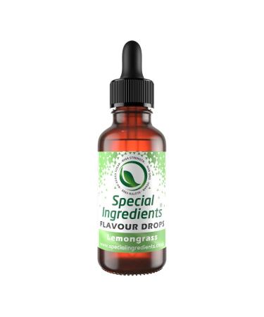 Lemongrass Flavour Drop 500ml Highly Concentrated Versatile Food Flavouring - Vegan Non GMO Gluten Free Lemongrass 500ml