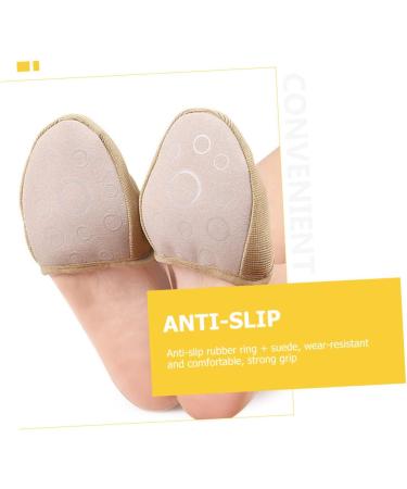 5 Pairs Yoga Toe Protector & Sweat-Absorbent Forefoot Pads for High-Heeled Shoes | Non-Slip Cushions - Buy Online on GoSupps.com