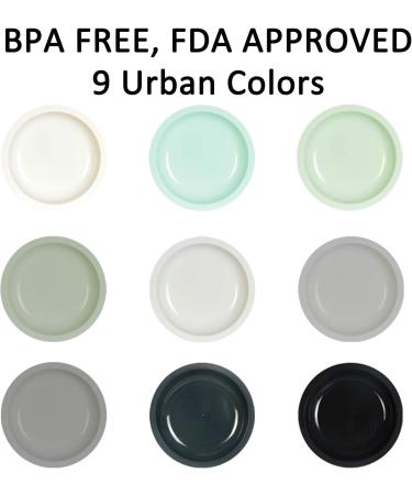 Youngever 54-Piece Plastic Children's Tableware Set | Reusable Toddler Dinnerware in 9 Colors International Shipping Available - Buy Online on GoSupps.com