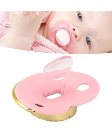 Buy BPA-Free Silicone Bling Baby Pacifier with Clips for 6-18 Months - Soft & Lightweight (Pink) | International Shipping Available - Buy Online on GoSupps.com