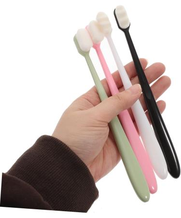 Skisuno Portable 4-Piece Soft Toothbrush Set for Kids - Foldable Travel Toothbrush Super Soft Ideal for Camping & Pregnant Women - Buy Online on GoSupps.com