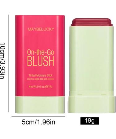 Blushes Stick for Cheeks - Buildable Lightweight Blushes Multi Stick Easy Application Long Wearing Lightweight Finishing Makeup for Eye Shadow and Lipstick Kagrote 02# - Buy Online on GoSupps.com