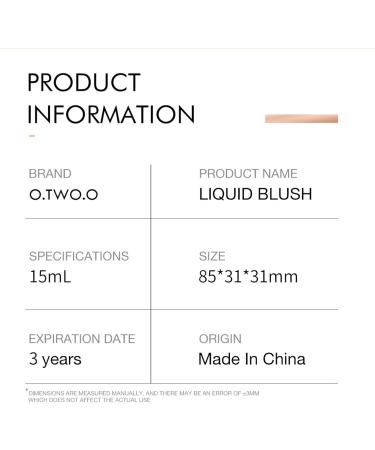 Cheek Gel Cream Liquid Blush Soft Cream Blush Makeup - Water-Resistant Beauty Makeup Accessories with Natural Colors for Women Aezon 01 - Buy Online on GoSupps.com