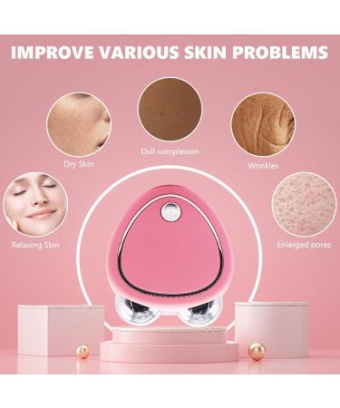 Face Lift Device Roller Facial Toning Device USB Mini Face Roller There are 3 levels of Adjustment Lifting the Face and Tightening the Skin (Pink) - Buy Online on GoSupps.com