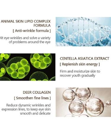 Vibrant Glamour Magic Eye Cream - 28 Seconds to Remove Eye Bags, Wrinkles & Dark Circles - Anti-Aging Formula - Set of 5 - Buy Online on GoSupps.com