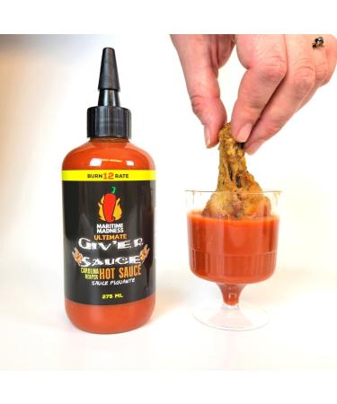 Ultimate Giv'er Hot Sauce Maritime Madness 275ml Squeeze Bottle Vegan Gluten Free Dairy Free Soy Free No Added Sugar Keto-friendly Made in Canada - Buy Online on GoSupps.com