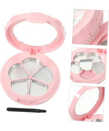 Mipcase 2 Sets Box Lipstick Box Travel Cosmetic Case Empty Eye Shadow Case Eyeshadow Case Assembled Gel medium Pink - Buy Online on GoSupps.com