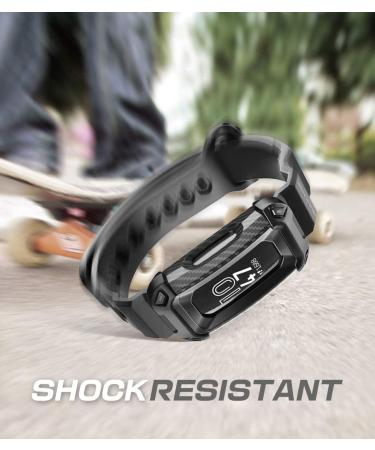 SUPCASE Unicorn Beetle Pro Series Design for Fitbit Inspire 2  Replacement Bands with Built-in Rugged Protective Case (Black) - Buy Online on GoSupps.com