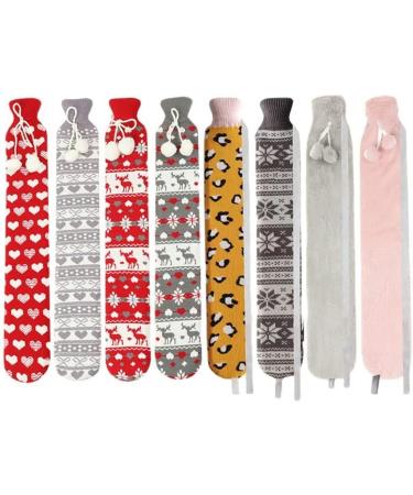 MYAMIA 52cm Hot Water Bag - 1L Large Portable Rubber Bag with Handbag Cover for Waist & Neck | Ideal for International Shipping - Buy Online on GoSupps.com