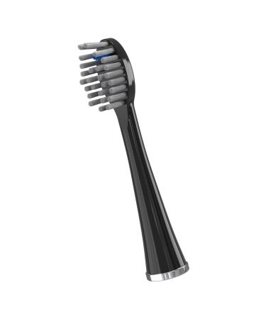 Waterpik Sonic-Fusion Replacement Brush Heads - Genuine Full Size Replacement Brushes with Covers (Pack of 2) - Black | International Shipping Available - Buy Online on GoSupps.com