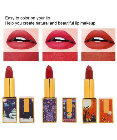 Dekaim 3PCS Matte Lipstick Set - Long Lasting Smooth & Moisturizing Makeup Kit for Beautiful Lips - Buy Online on GoSupps.com