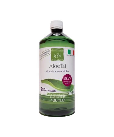 Benessence - aloe juice: aloe vera juice with real pulp - not pasteurized and unfiltered - 1l aloe vera juice with real pulp 1 l (1 Pack) - Buy Online on GoSupps.com