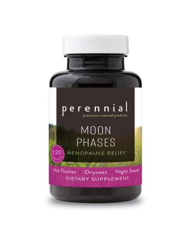 Perennial Life Moon Phases Menopause Relief Formula - Natural Hormonal Support Supplements 120 Capsules - Made of Herbs