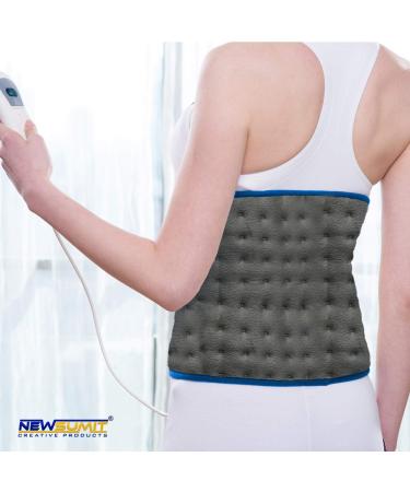 Newsumit Electric Heating Cushion - Pain Relief for Lumbar Spine | 3 Temperature Levels Quick Heating Auto Shut-Off 29x69 cm - Buy Online on GoSupps.com