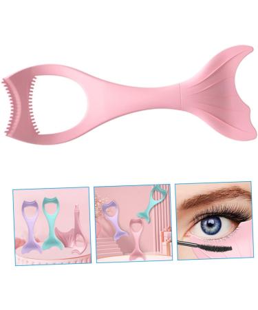 FOMIYES Mascara Brush Professional Makeup Eye Makeup Silicone Makeup Applicator Eye Makeup Template Winged Eyeliner Stamp Eyeliner Aid Women Cosmetics Aids Make up Aids 15X5.7CM Pink - Buy Online on GoSupps.com
