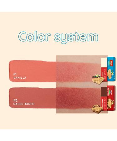 Etude X Loacker Sweet Layer Tint | Lovely Mood Neutral Tone | Napolitaner Wafer Lip Stain - Buy Online on GoSupps.com