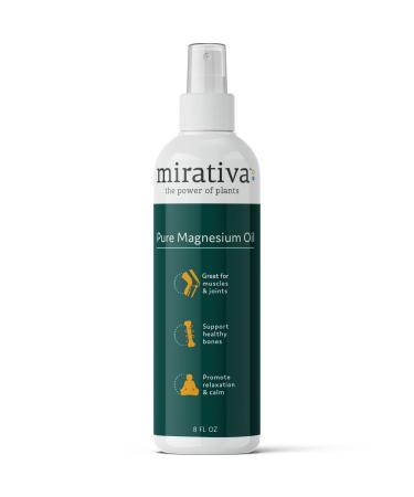 Pure Magnesium Oil Spray - Support Muscles with Mirativa Extra Strength 100% Natural Magnesium Spray - Decrease Stress & Increase Relaxation