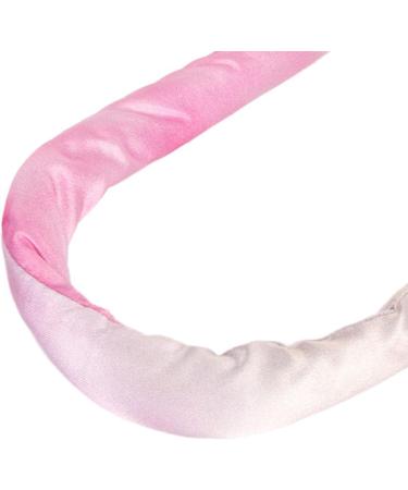 Verdant Touch Spiral Lock Hair Tie Bendable Iron Wire Dreadlocks Hair Tie Imitated Silk Tie Dye Pink 180mm Spiral Lock Hair Tie - Buy Online on GoSupps.com