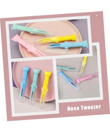 Healeved 10pcs Baby Nasal Booger Clip & Ear Cleaning Tools Set - Safe Round Nose Tweezers for Nursing Care - Buy Online on GoSupps.com