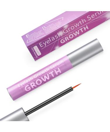 Advanced Eyelash Growth Serum with Natural Formula Enhancement Lash Booster for Longer Fuller and Thicker Lash Enhancing Serum 5ml Pink
