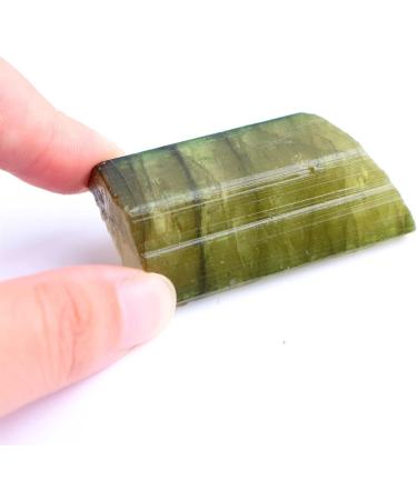 Stone 1PC Natural Rare Green Tourmaline Quarzt Rough Stone Raw Gemstone Specimen Irregular Crystals Collection Reiki kaixun - Buy Online on GoSupps.com