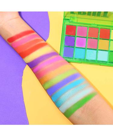 Ucanbe Fruit Punch Eyeshadow Palette - 15 Bold & Shimmering Colors | Waterproof High Color Rendering Makeup - Buy Online on GoSupps.com