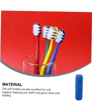 Gogogmy 1 Set Toothbrush Sleeves - Travel & Home Dental Care | Blue Toothbrush Holder for Adults - Buy Online on GoSupps.com
