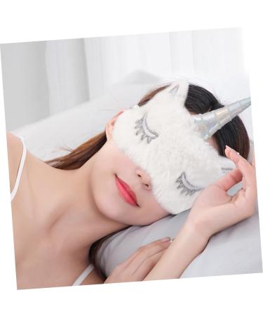 Beaupretty 6 Pcs Unicorn Eye Patch Plush Sleep Masks - Soft White Eye Masks for Restful Sleep - International Shipping Available - Buy Online on GoSupps.com
