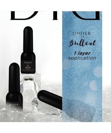 Didier Lab - Premium UV Gel Nail Polish - Brillant No. 05 - Gel Nail Varnish - Nail Art - Long-Lasting High Gloss Wear - Gel Nail Polish - Gel Nails - Glitter Gel Nail Polish - Rich Pigment - Buy Online on GoSupps.com